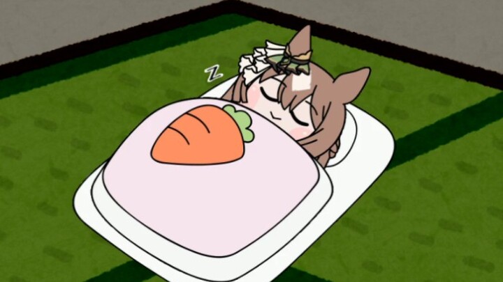 [ Uma Musume: Hoạt hình Pretty Derby Raccoon] Ngủ quên rồi à?