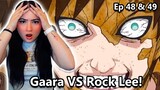 Gaara VS Rock Lee! Naruto Episode 48 & 49 Reaction | New Anime Fan Reacts