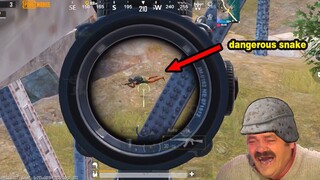 PUBG FUNNY MOMENTS 😂😂😂 Trolling snake camper from Bridge