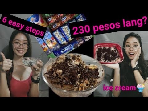 Homemade Ice cream | How to make Ice Cream for Beginners | Sulit at Murang Oreo Ice Cream