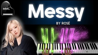 Messy by Rosé piano cover + sheet music + lyrics