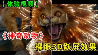 【体验番】P图3600张！我硬是把《神奇动物在哪里》做成了裸眼3D跃屏效果！贞子爬电视即视感！超真实