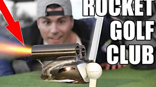The “most playful” former NASA engineer’s wild invention: a rocket-powered golf club