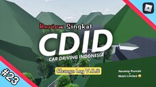 OHH YESS!! Review CDID Update yang ke V.08 🔥🔥// Car Driving Indonesia (Roblox) #23