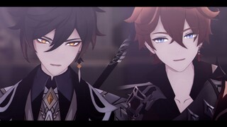 [Genshin Impact MMD·Li Da/Zhong Gong]✘ Then whose fault is it today?✘ [Zhong Li&Dadalia]