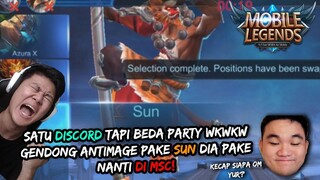 SATU DISCORD SAMA DONKEY TAPI BEDA PARTY.. ANTIMAGE LATIHAN SUN BUAT MSC?!!