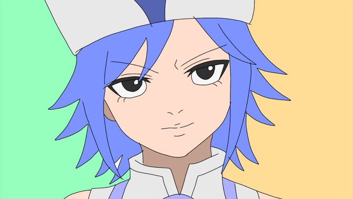 Menggambar Juvia yg ada di poster anime Fairy Tail