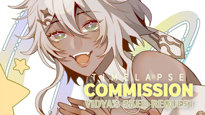 【Commission】Vidya's Skeb【Timelapse】