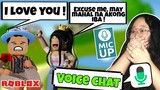 TESTING VOICE CHAT IN MIC UP 🔊 | MAY NA BUSTED 🤣 (Roblox Tagalog)
