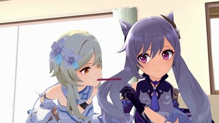 Pocky MMD Genshin Impact menantang Ying dan Keqing