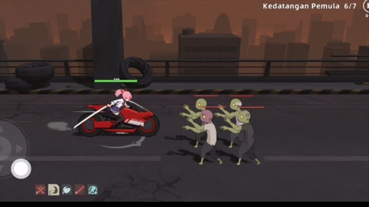 Gadis Sekolah vs Kiamat Zombie: Sekali Tebas Ratusan Tumbang! 🛵💨
