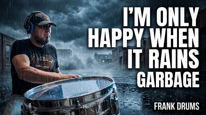 🥁 Drum Jam: Garbage – I’m Only Happy When It Rains｜架子鼓 Drum Jam