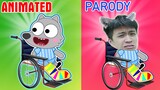 Pica Family Animated PARODY with ZERO BUDGET PICA HEATHLY HABITS !| WOW Parody