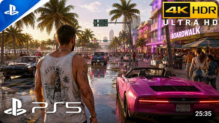 GTA 6 (PS5) 4K HDR Gameplay