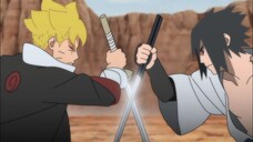 Boruto ke Masa Lalu untuk Sparing Lawan Sasuke waktu Masih Nakal