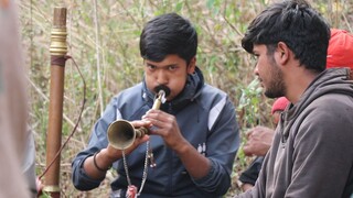 dance in panchebaja | traditional nepalese dance and music |