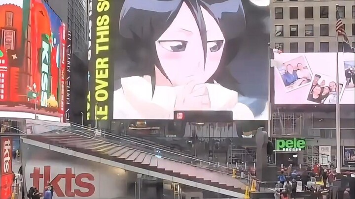 [BLEACH /BLEACH] Rukia Kuchiki di layar lebar di Times Square, New York