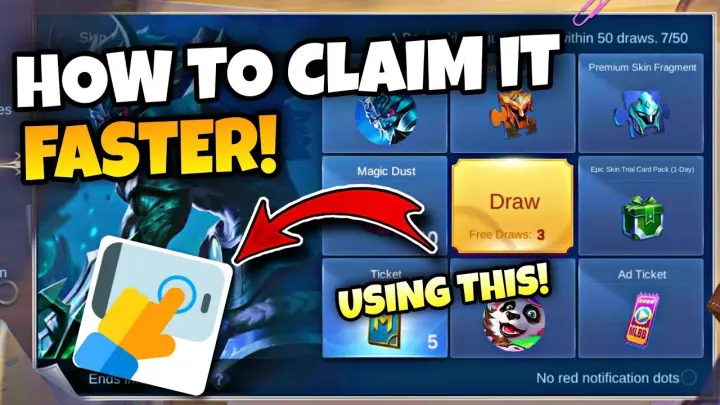 HOW TO BYPASS FREE LUCKY DRAW EVENT IN MOBILE LEGENDS