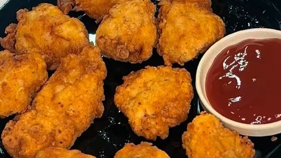 Crispy Popcorn Chicken 🍗