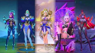 Selena Lady Vengeance Skin VS All Limited Skin Comparison MLBB