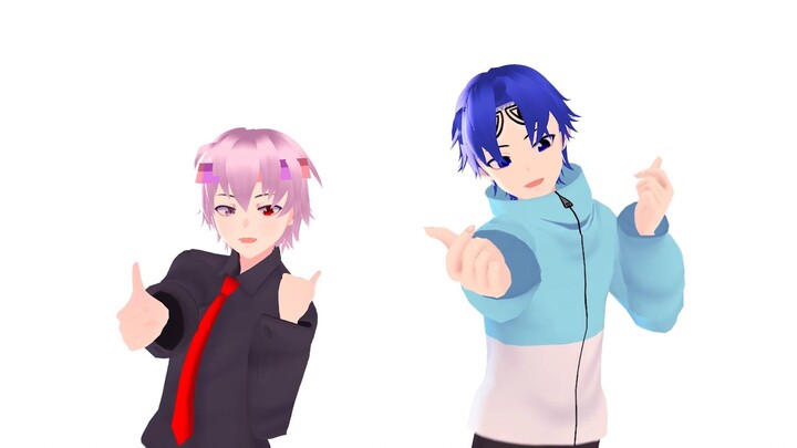 [OC/MMD first try] Backpack and strange duet