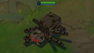 Minecraft Spider vs League of Legends