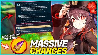 Genshin 3.0 leak show MAJOR META SHIFT Changes...(START DOING THIS!)