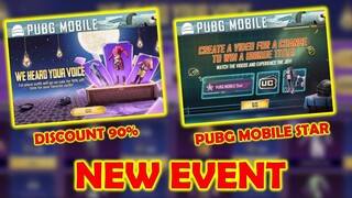 PUBG MOBILE STAR NEW EVENT | 90% DISCOUNT ON OUTFITS | HOW TO VOTE | WE HEARD YOUR VOICE