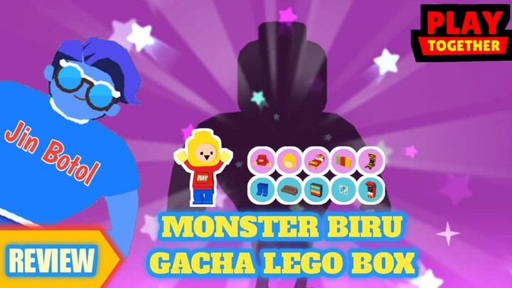 Jin Biru coba Gacha Kotak LEGO - Play Together Indonesia