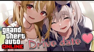 【GTAオンライン】初心者二人でドライブオンラインデート🚙✨【白銀ノエル/不知火フレア】