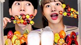 【吃货JaeYeol宰烈】今天给小姐姐好吃到不行的透明水果果冻。