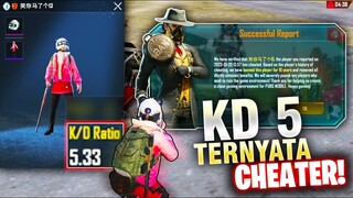 KETEMU PLAYER KD 5 AKU KIRA JAGO, TERNYATA CHEATER! DI BANNED 10 TAHUN! - PUBG MOBILE