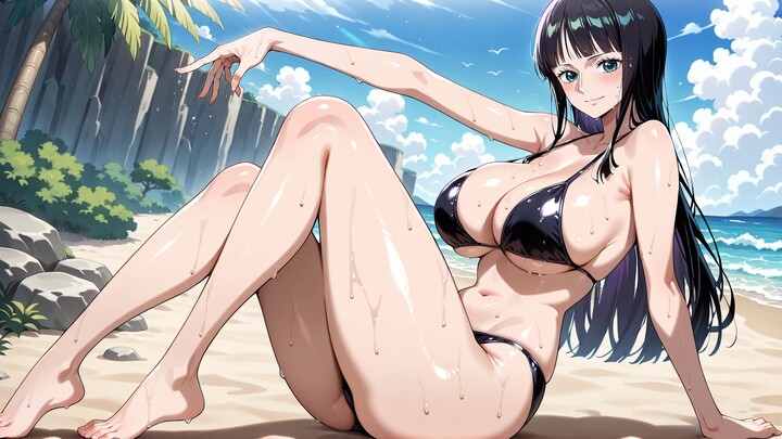 👙【动态立绘】火辣身材？！妮可罗宾 | 海贼王