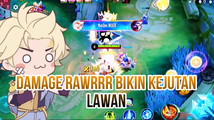 DAMAGE RAWRRR BIKIN KEJUTAN LAWAN