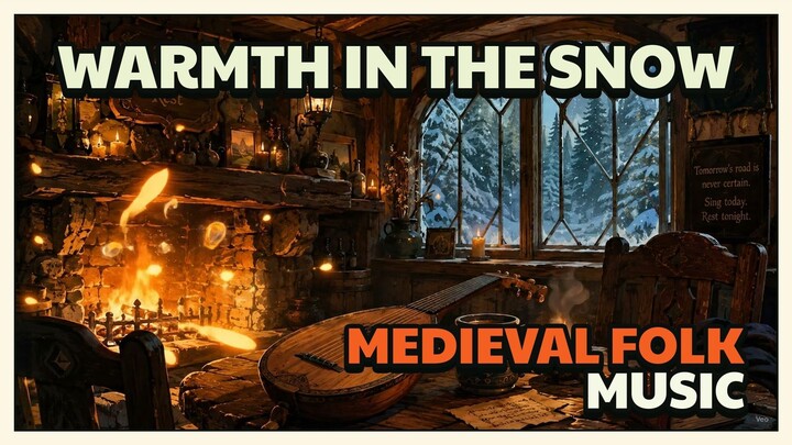 Warmth in the Snow 🏰 Medieval Tavern Ballad for D&D, Deep Work & Cozy Reading [A Tear in the Veil]