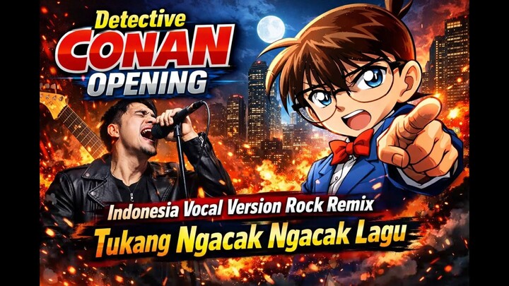 Detective Conan Opening (Indonesia Vocal Version Rock Remix | Tukang Ngacak Ngacak Lagu)