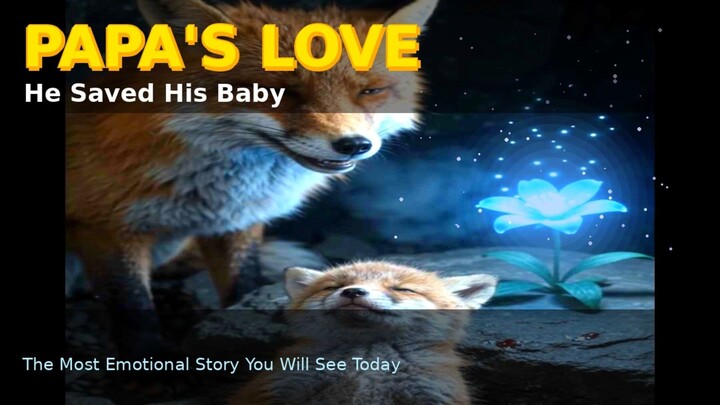 Father Fox and His Baby - A Heart Touching AI Story 🦊💙