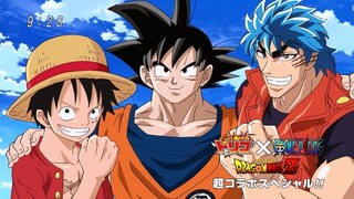 Luffy x goku x Toriko crossovers