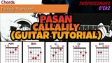 Callalily - Pasan (Guitar Tutorial)