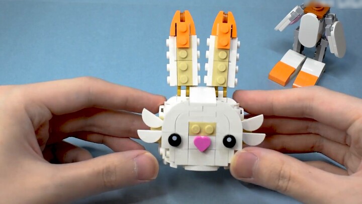 Use Lego sets to build Pokémon: Enma Rabbit [Set Modification 4]