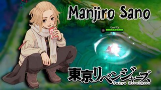 MANJIRO SANO in MLBB 😱😱 [ TOKYO REVENGERS × MLBB SKIN COLLABORATION ] [ Skin Review ]