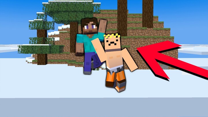 Minecraft, but you can ascend to heaven by stepping on your left foot and your right foot!!