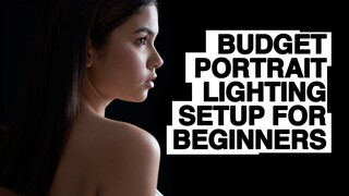 How to create a Budget Portrait Lighting Setup for Beginners