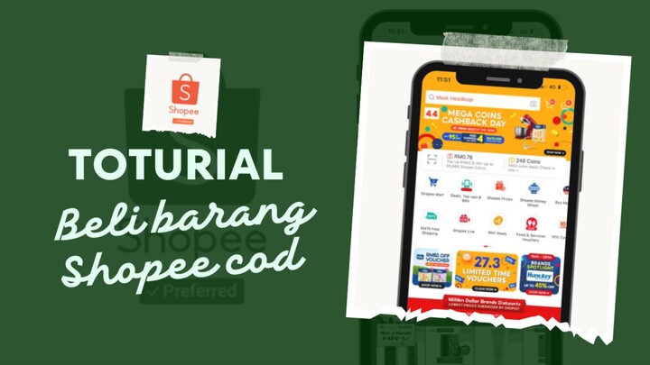 Toturial beli barang cod di shopee versi Malaysia