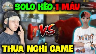 FREE FIRE | Đức Mõm Gạ Hùng Mõm Solo "Kèo 1 Máu" Ai Thua Nghỉ Game, Và Cái Kết !!!