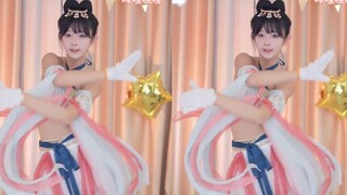【鱼子酱】《青海摇》敦煌飞天汉服套装 直播跳舞录屏