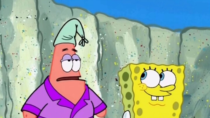 Hoạt động thế giới ngầm của Patrick lấy miếng bọt biển nhỏ và xoắn ốc lên trời và phát nổ ngay tại c