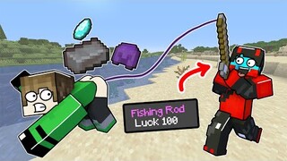 We Played Minecraft, pero may MAGIC FISHING ROD!