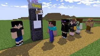 Minecraft emoji character statue scanner who again - minecraft animation