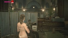 Claire Redfield - HOT Strip Off White Bikini - Ep4 - Resident Evil 2 Remake
